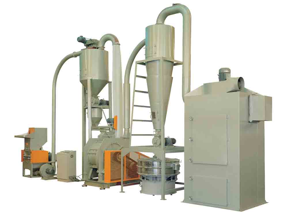 Sistema de reciclaje de materiales aplicados de Eva, plásticos, materiales para zapatos, PCB, placa de circuito integrado